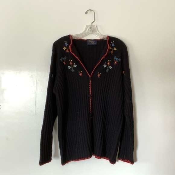 𝅺VINTAGE Bonnie Lee Leroy Cardigan - Picture 1 of 4